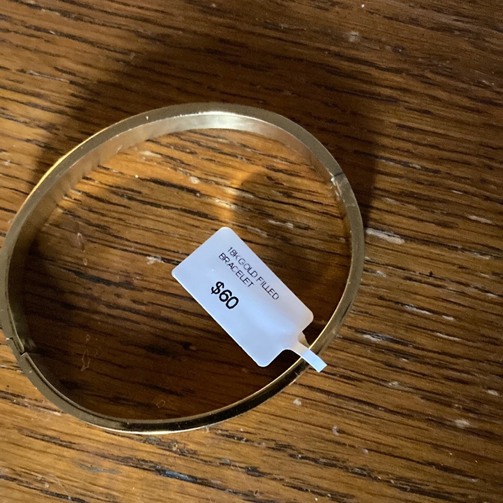 18kt gold filled mens bracelet